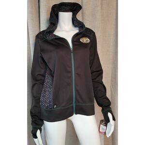 Colosseum Green Bay Packers Lambeau Field W LF Scaled FZ Fleece jacket Sz.L NEW